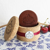 Cork Jewelry Box with 2 Sour Cherry Soaps (50gr)